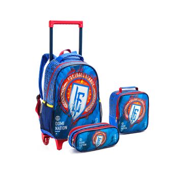 Kit-Mochila-Carrinho---Lancheira---Estojo-Azul-Kids-Football-League-|-Seanite-Tamanho--UN---Cor--AZUL-0